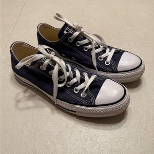 Converse Dark Blue Canvas Sneakers
